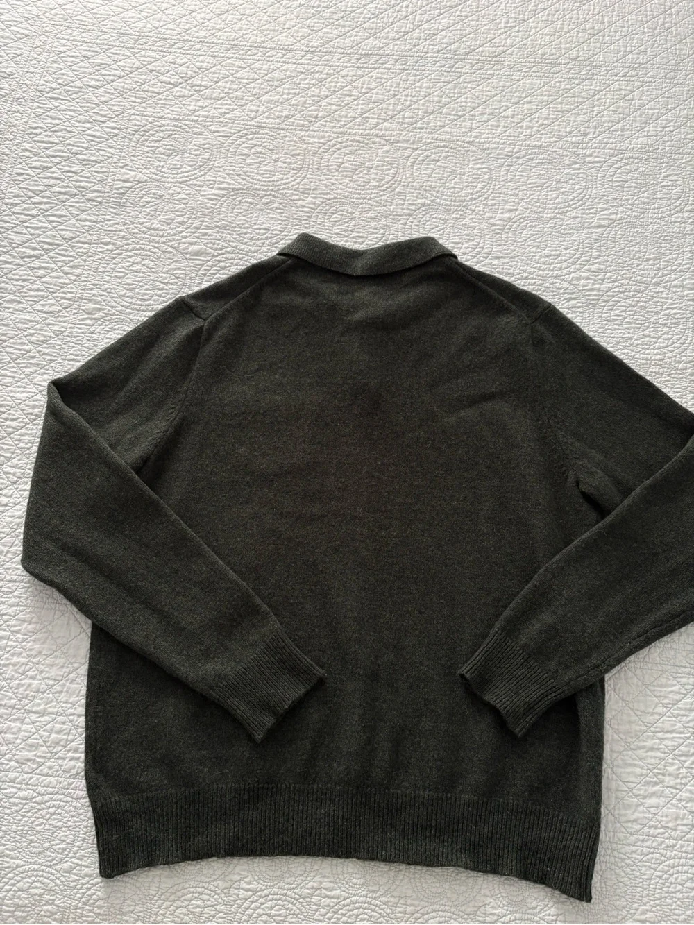 J Crew lambs wool collard sweater. Size XL.